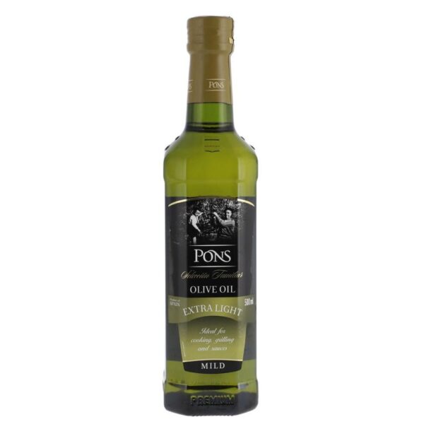 PONS EXTRA LIGHT OLIVE OIL 500ml